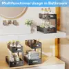 Under Sink Organizers and Storage, Adjustable 2 Tier Metal Pull out Cabinet Organizer for Bathroom, Kitchen, Pantry 4