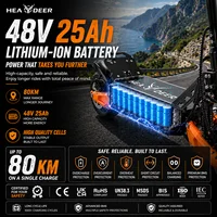 HEDAEER H67 Pro,Trottinette électrique tout-terrain 800W 48V 15.6AH haute performance, pliable, pour les trajets quotidiens et le transport professionnel. 3