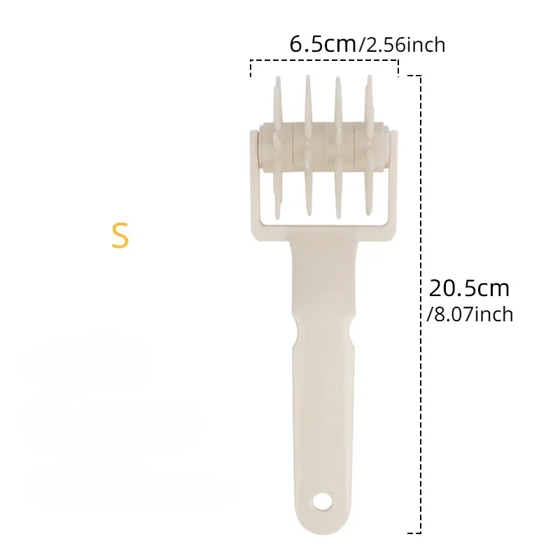 Ролик для піци Інструменти для випікання печива для піци Пластиковий валик для тіста Кондитерський пиріг Голка Колеса Різак Швейна машина Дирокол для хліба