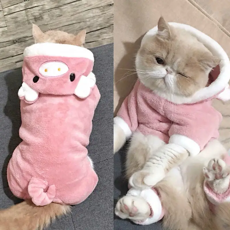 Soft Warm Fleece Dogs Jumpsuits 4