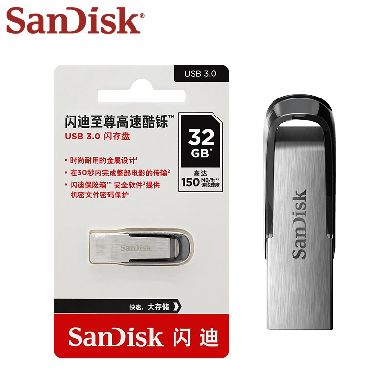 샌디스크 USB 3.0 플래시 드라이브 USB-A 펜드라이브 (컴퓨터용) 16GB 32GB 64GB 128GB 256GB 512GB 고품질 오리지널 펜 드라이브
