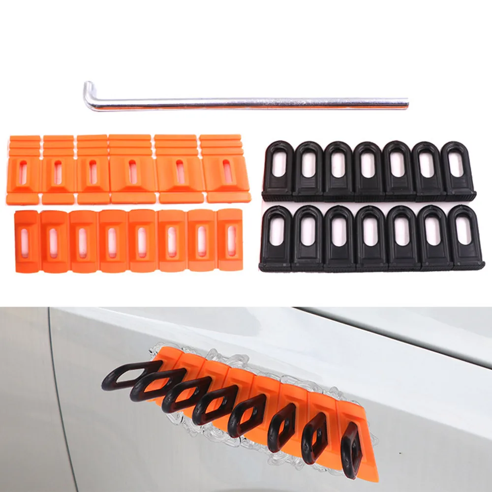 

Paintless Dent Puller Kit Auto Dent Repair Tools Paintless Glue Puller Tabs Tools Kit For Car Paintless Dent Repair Tools