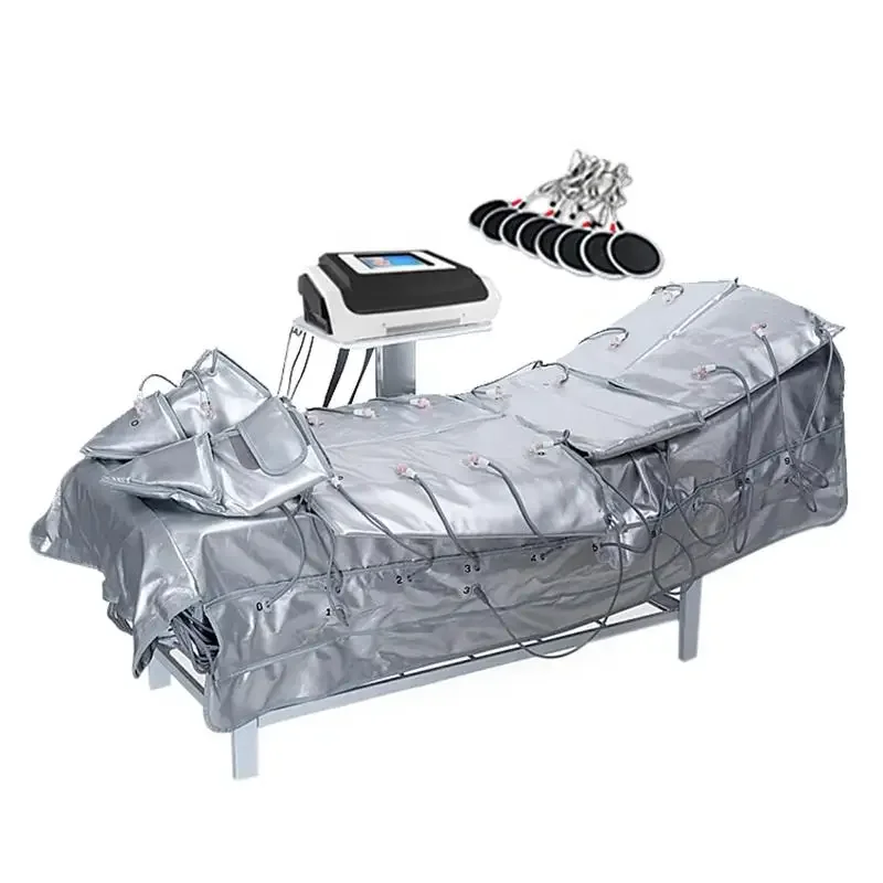 3IN1 Body Legs Pressotherapy Machine Far Inf Heating EMS And Air Pressure Lymphatic Drainage Device for Health Care