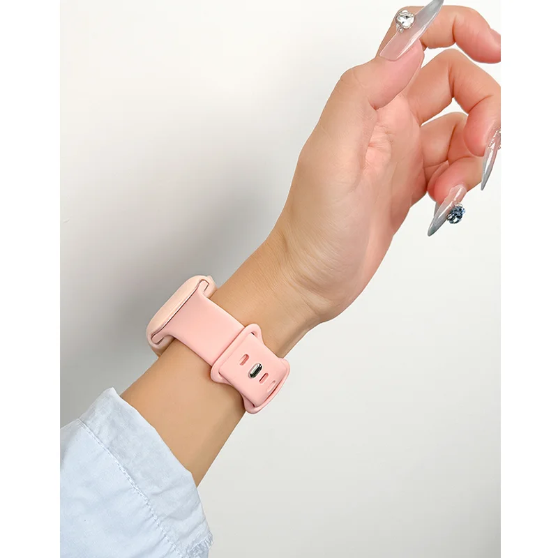 Premium Silicone Strap with Soft Protective Case
