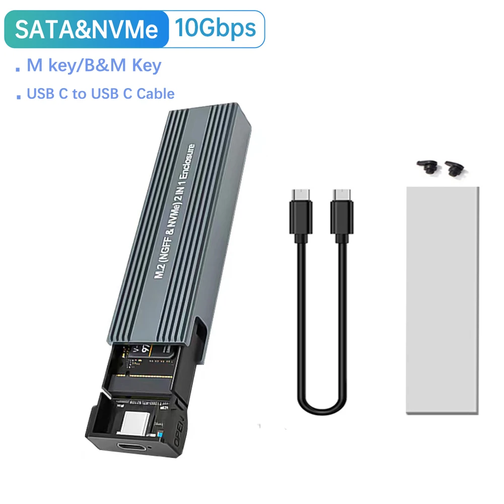 Case SSD M2 - Boîtier SSD USB de type C, adaptateur SSD M.2 2 en 1 USB 3.1  M2 Gen2 pour NGFF NVcloser PCIE SA - Cdiscount Informatique