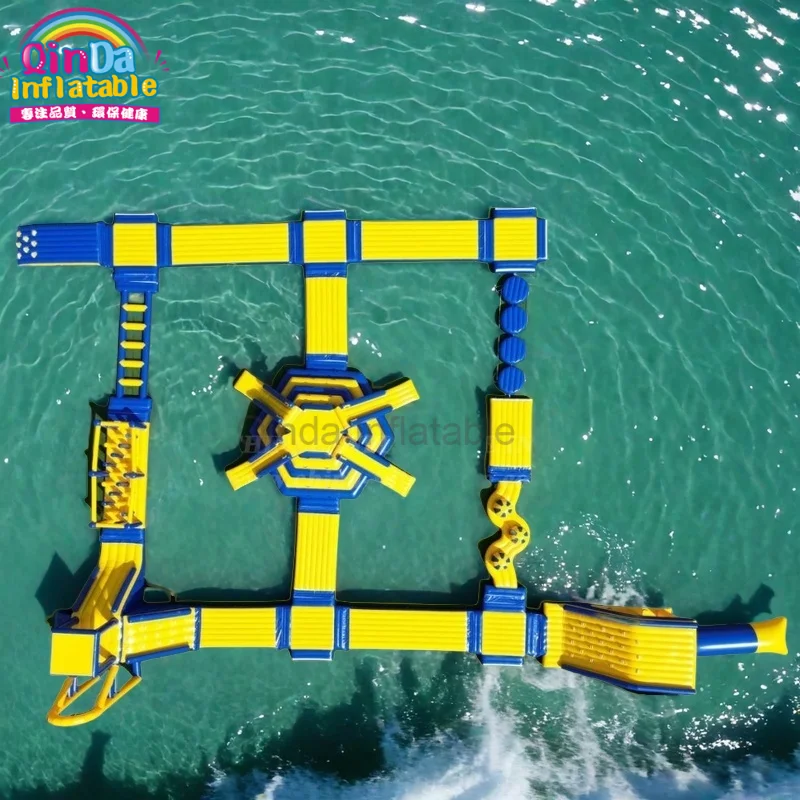 Commercial Inflatable Water Park on Sea,Inflatable Floating Water Aqua Amusement Park Equipment Game