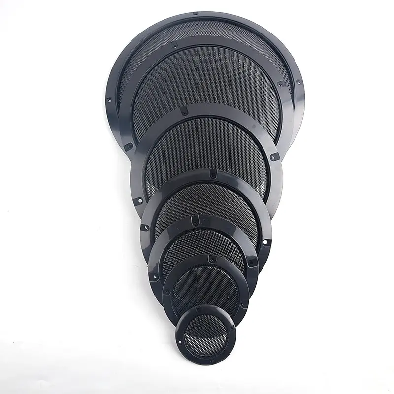 Speaker Accessories 2 3 4 5 6 8 10 Inch Speaker Net Cover Car Home Mesh Enclosure Speakers Plastic Frame Metal Iron Wire Grilles