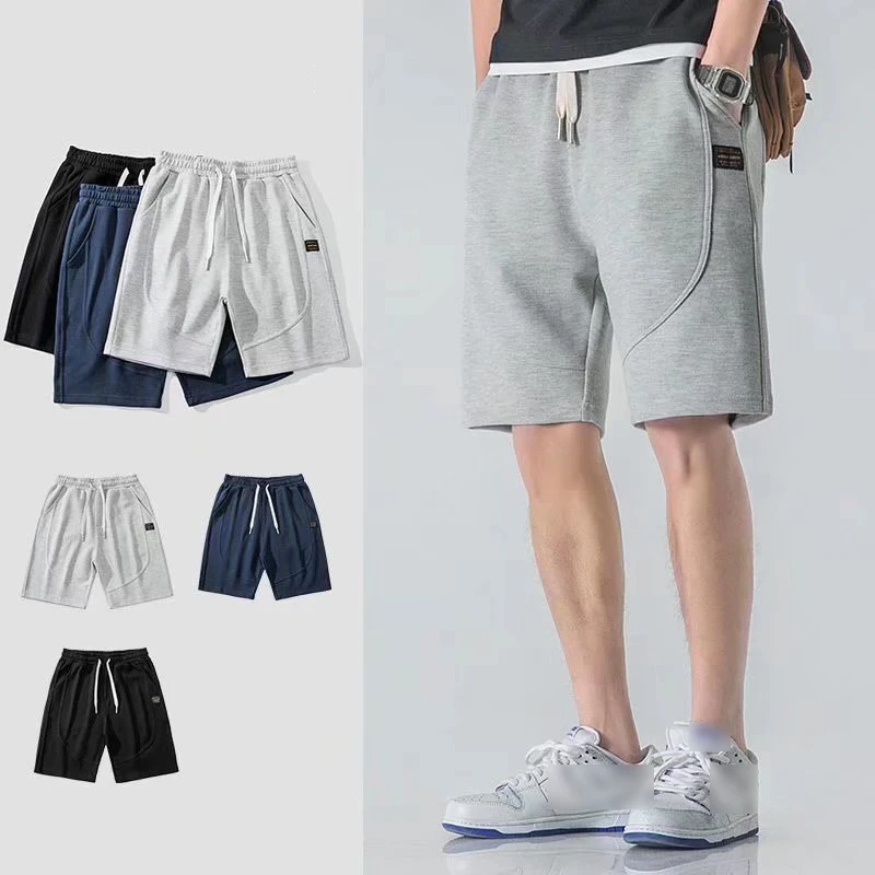 Men Casual Shorts Elastic Waist Loose Sports Pants Overalls Men  Summer Fashion Beach Pants Shorts Streetwear Trousers