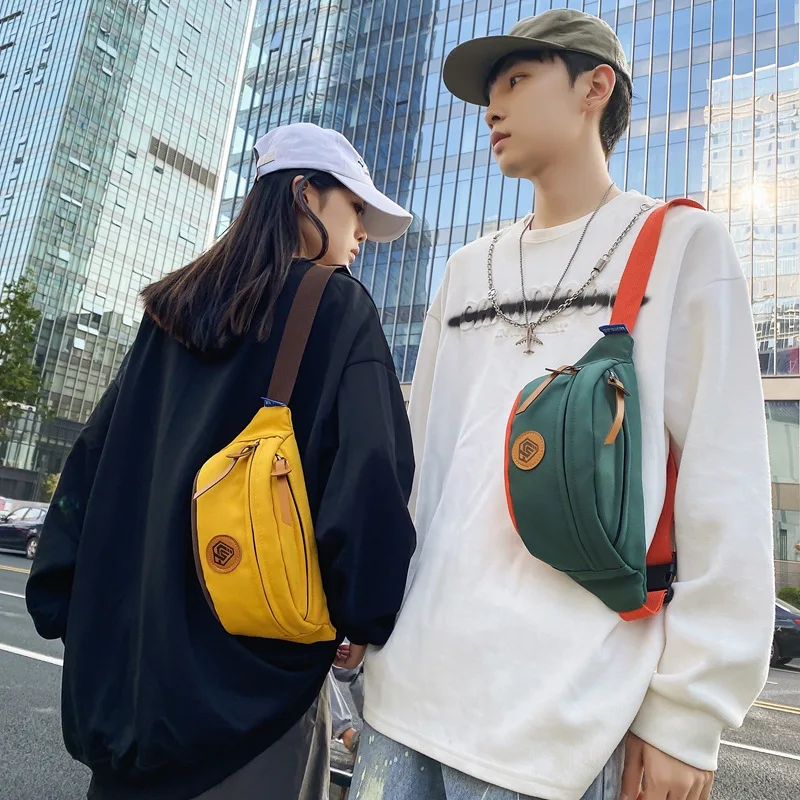 Chest Bag Fashion Casual Versatile Crossbody Bag Multi Functional Large Capacity Trendy Sports Waistpack