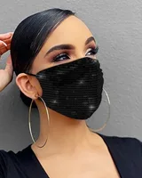 Sequins Cosplay Face Cover Breathable Washable and Reusable Mouthcover 2