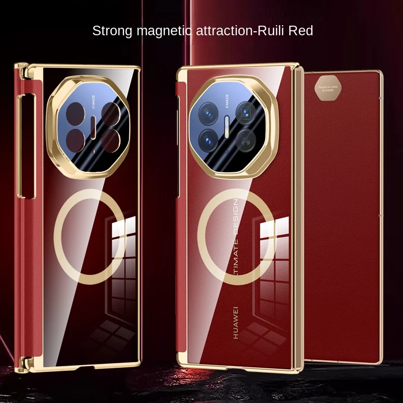 Enhanced Lens Protection Phone Case with Bracket & Magnetic Wireless Charging Support