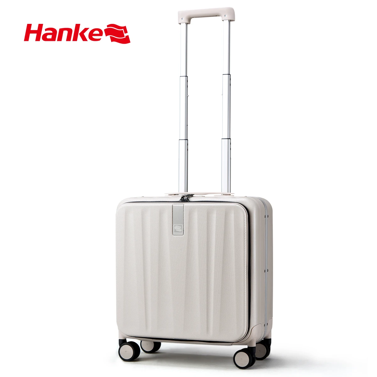 Hanke Carry On Suitcase Aesthetic Design 7mm Aluminum Frame Rolling Luggage Boarding Cabin PC Spinner Wheel TSA Lock 18