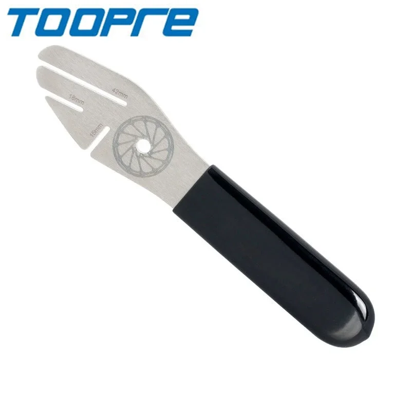 

TOOPRE Bicycle Disc Brake Rotor Spanner Stainless Steel Iamok Light 189*30mm 149g Correction Wrench Bike Parts