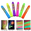 6Pcs Face Paint Crayon Vibrant Color Neon Body Paint Stunning No Odor Makeup Painting Face Body Paint Glow Stick Party Supplies 4