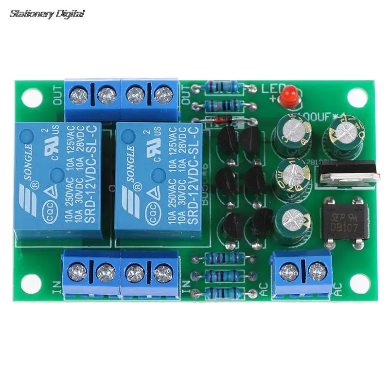 Speaker protection board DIY Components kit for Stereo Audio Speaker Protection Board Boot Delay DC Protect Kit Double Channel