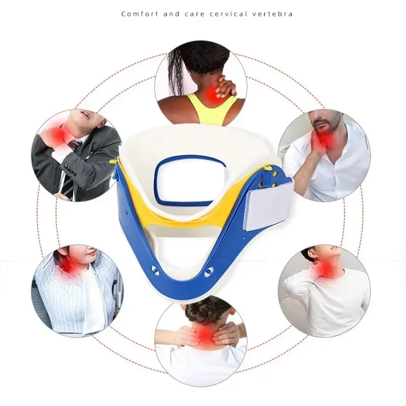 Professional Neck Support Cervical Brace 360 Degree Support System Neck Strecher Therapy Tractor Orthosis Brace