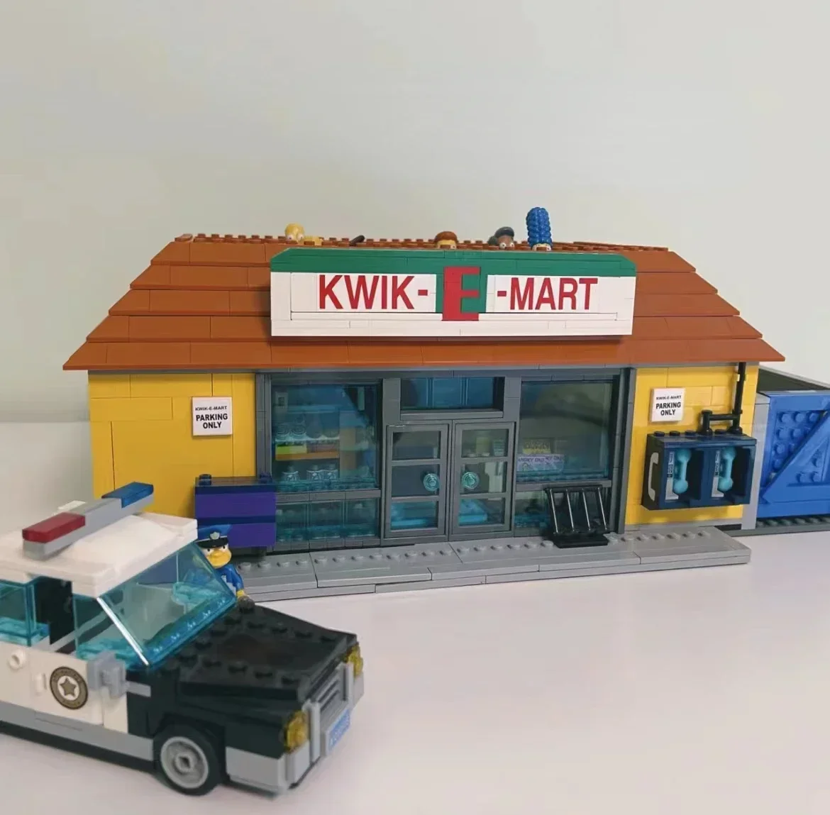 

MOC new Street View Series House And Supermarket Compatible 71006 71016 Model Building Block Brick Children's Toy Birthday Gift