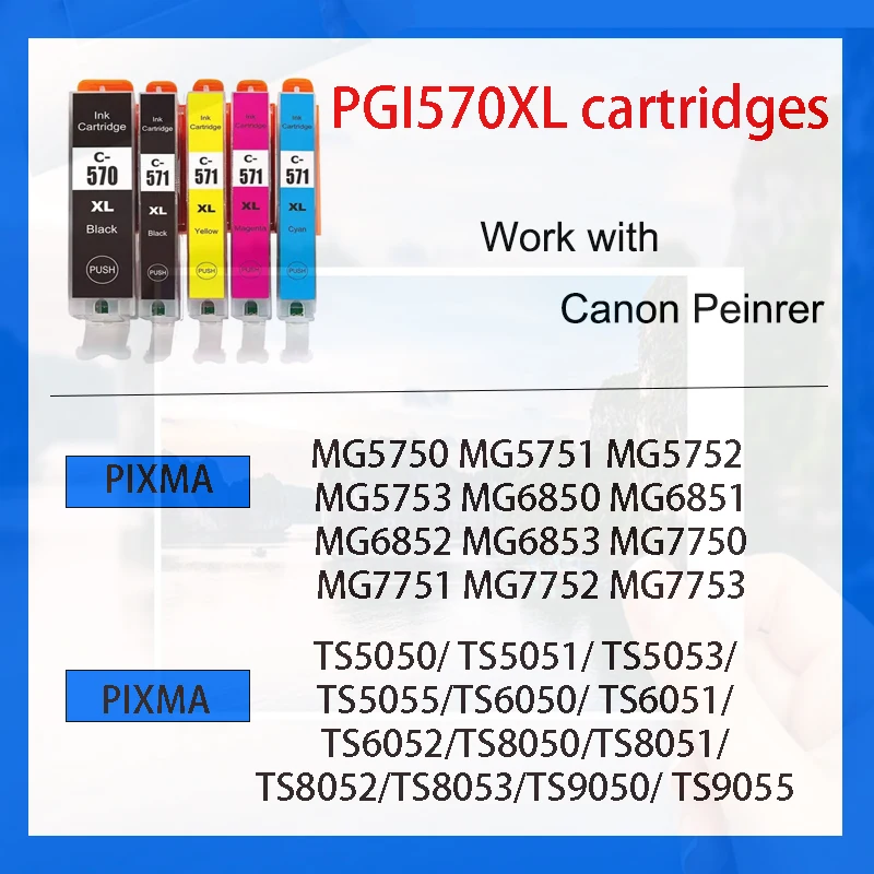 1 XL Druckerpatrone Für Canon PIXMA – Kompatibel Zu CLI-571 C Cyan, 13 Ml