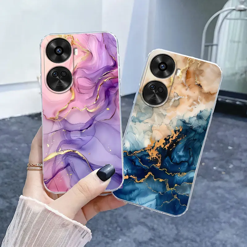 Luxury Floral Clear Silicone Protective Phone Case