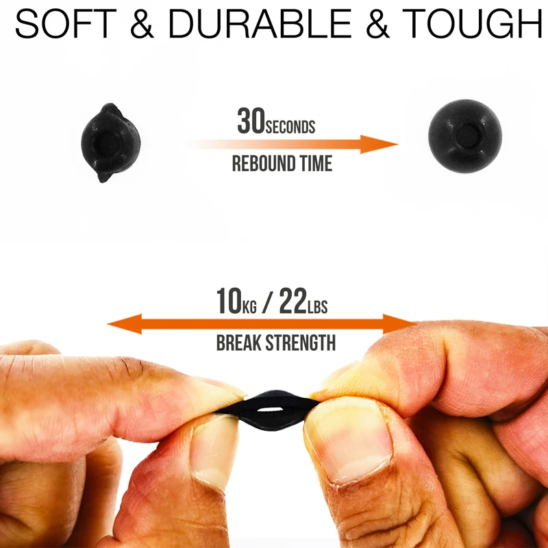 Replacement Memory Foam Eartips for Technics EAH-AZ100 Wireless Earbuds, Black Foam Ear Tips