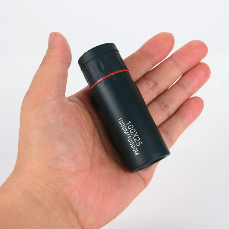 Telescopio Monoculare 60 X25/100 X25 Mini Rivestimento Ottico Portatile Telescopio Di Osservazione Esterno Ad Alto Ingrandimento Ad Alta Definizione