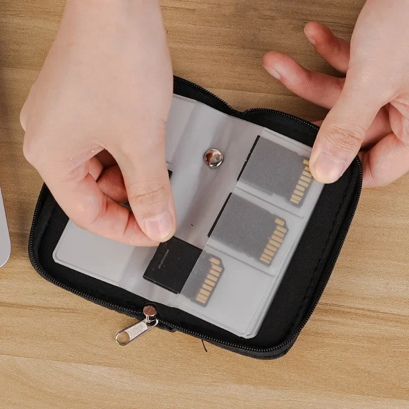 Credit Card Holder Card Holder Card Protector Card Display Stand Desk Card Holder Photo Card Holder Memory Card Protector Photo Card Binder Plastic Storage Box Memory Card Storage Bag Carrying Case Holder Wallet 22 Slots for CF/SD/Micro SD/SDHC/MS/DS Game Accessories memory card box