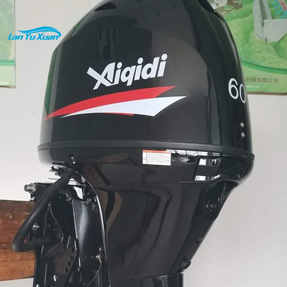 4 Stroke Engine and Gasoline Fuel Type Aiqidi 60hp  4-stroke outboard motor marine boat outboard engine extension handle telescopic type tug motor telescopic extension handle anodized aluminum 44 5 62 5cm