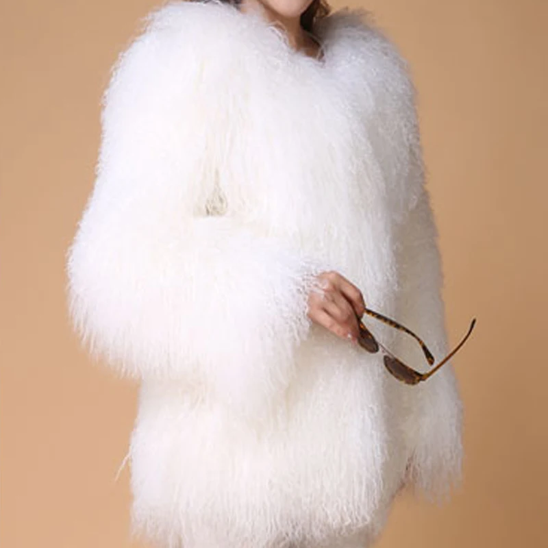 Tanie Nowa zimowa jesień modna kurtka z prawdziwego futra kobiet oryginalne sklep