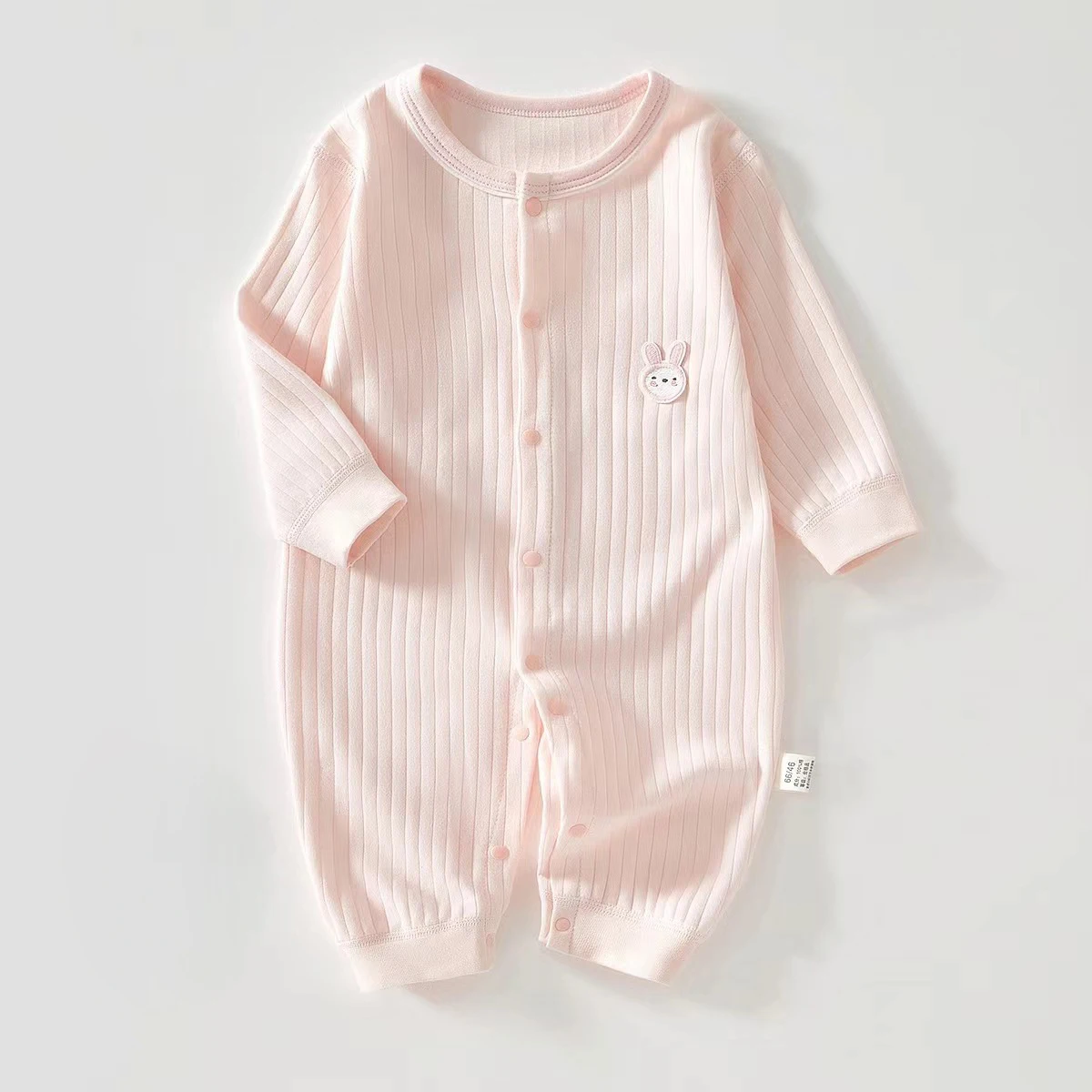 Spring and Autumn 0-12Months Baby Rompers Superior Quality Newborn Girls Boys 100%Cotton Clothes of Long Seeve Infant Clothing 2