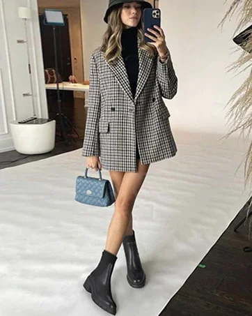 womens black chelsea ankle boots for women chunky platform lug sole boots for women black booties