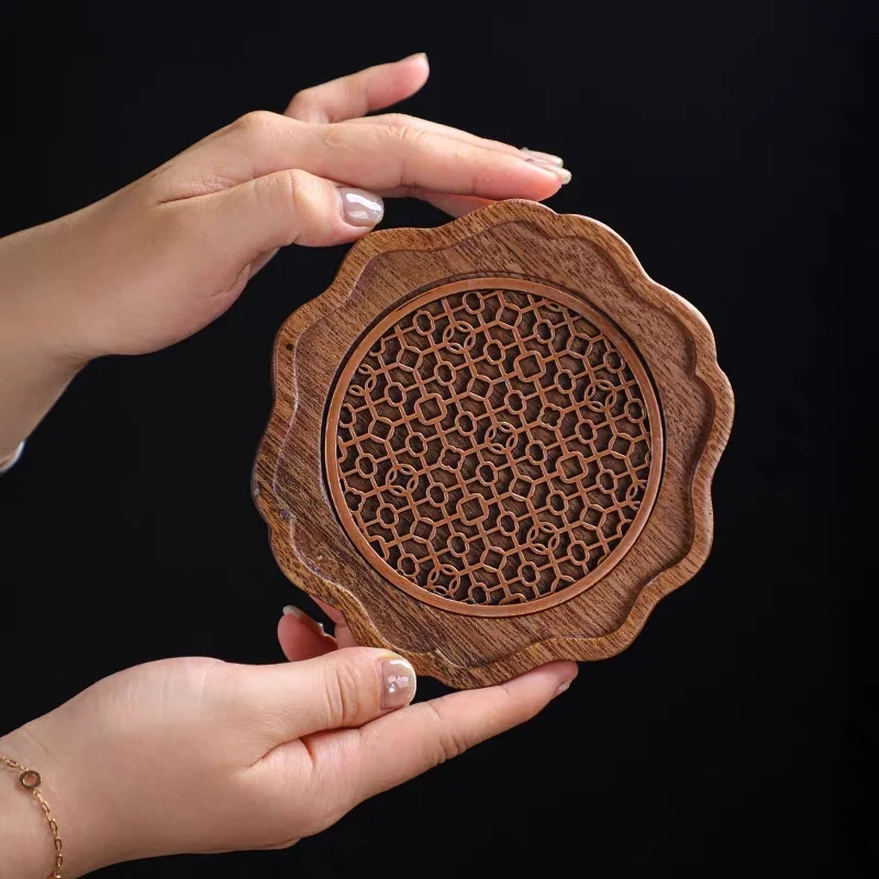 Tea Tray Teapot Teacup Solid Wood Tray Mat Office Coffee Cup Trays Home Tea Ceremony Accessories wooden serving tray,tea tray,tea cup mat