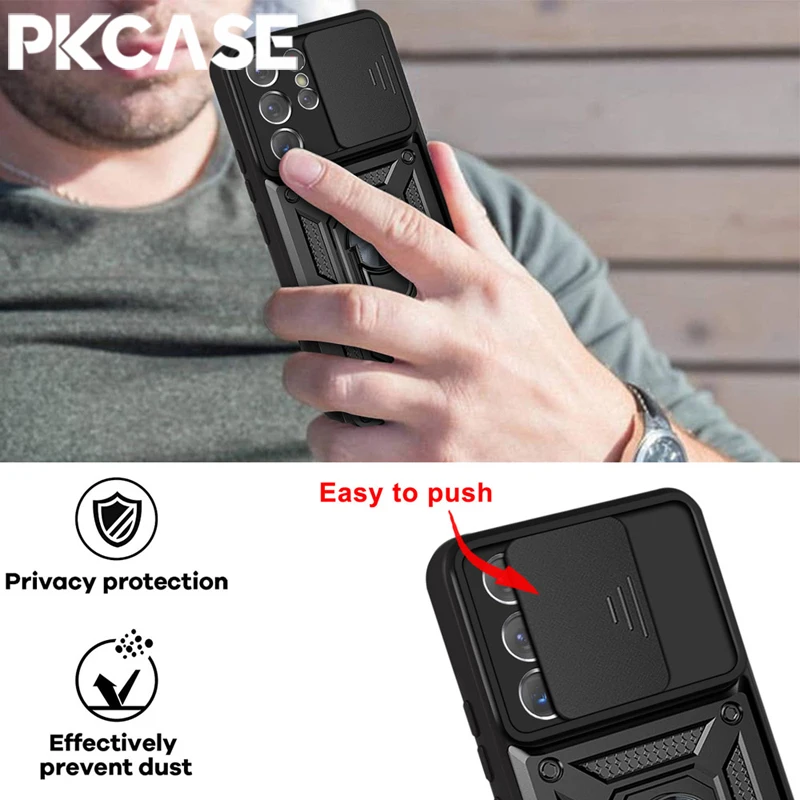 Durable Slide Camera Lens Case with Armor Cover