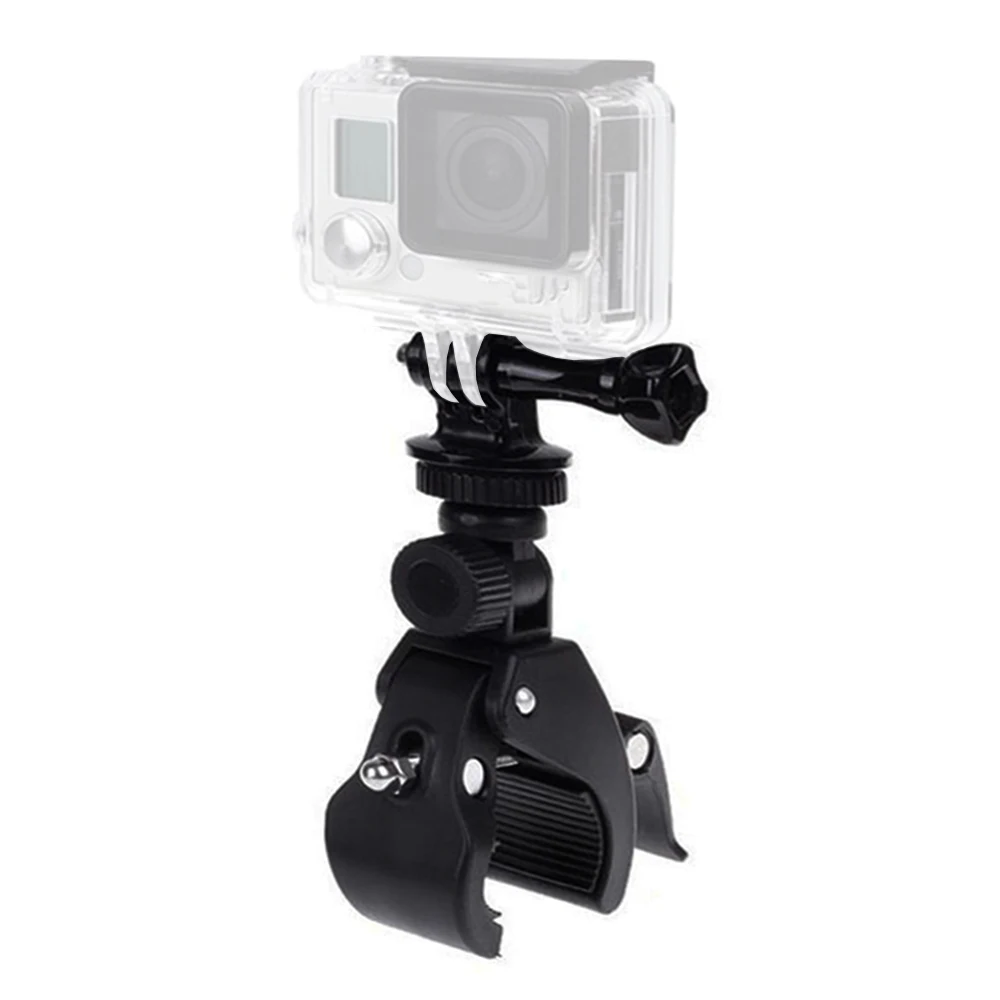 

HTT-H18A Bicycle Motorcycle Handlebar Clamp for Gopro hero Mount Camera Holder Clip Adapte for SJCAM Sports camera