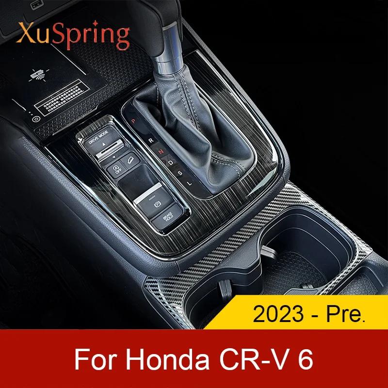 

Car Gear Shift Box Central Control Panel Cover Sticker Trim Strip Garnish For Honda CR-V CRV 6th 2023-Pre