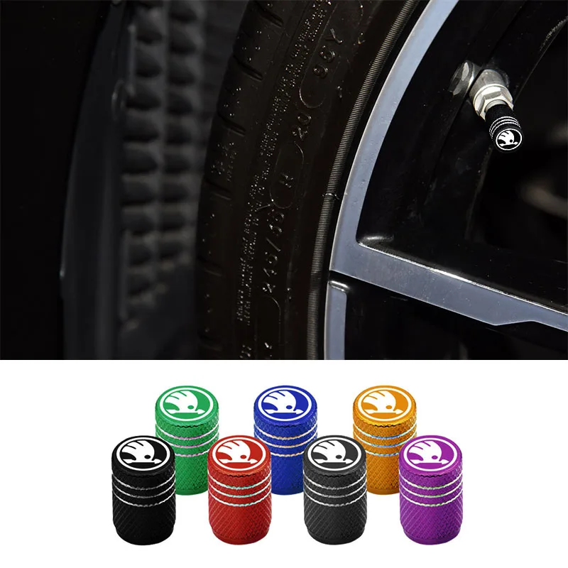 Car Styling Zinc Alloy Tire Valve Caps Wheel Tires Air Cap Airtight