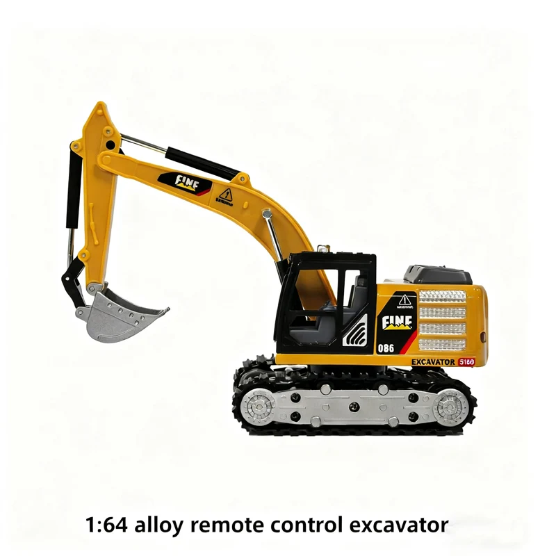 1/64 リモコン合金フォークリフトエンジニアリング車両卓上おもちゃ