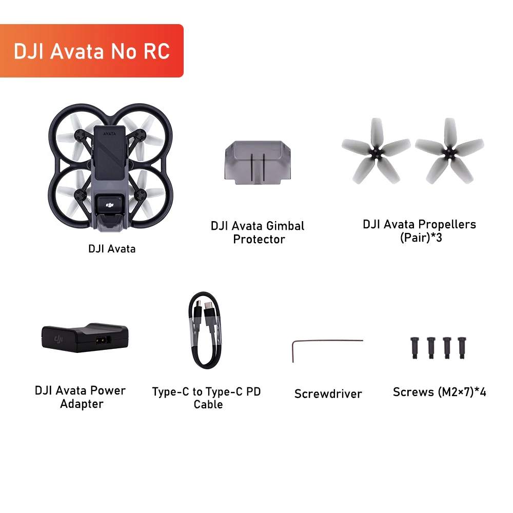 DJI Avata Immersive Flight Drone Intuitive Motion Control 4K/60fps