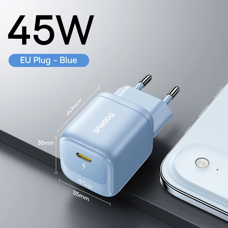 Blue EU Plug