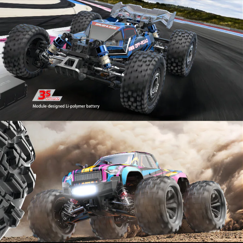 Mjx Hyper Go 14301/14302 Brushless Rc Car 2.4G 1/14 Pickup Con Telecomando 4Wd Fuoristrada Fuoristrada Ad Alta Velocità Boy Toys