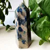 Natural Stone K2 Wand Point Crystal Tower Sorcery Spiritual Meditation Healing Square Tower Feng Shui Crystal Room Decoration 5