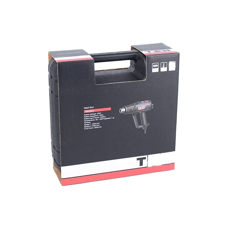 TEH 2000W Variable Temperature Hot Air Gun Kit With Scraper Blades Nozzles 220V Electric Hot Air Blower