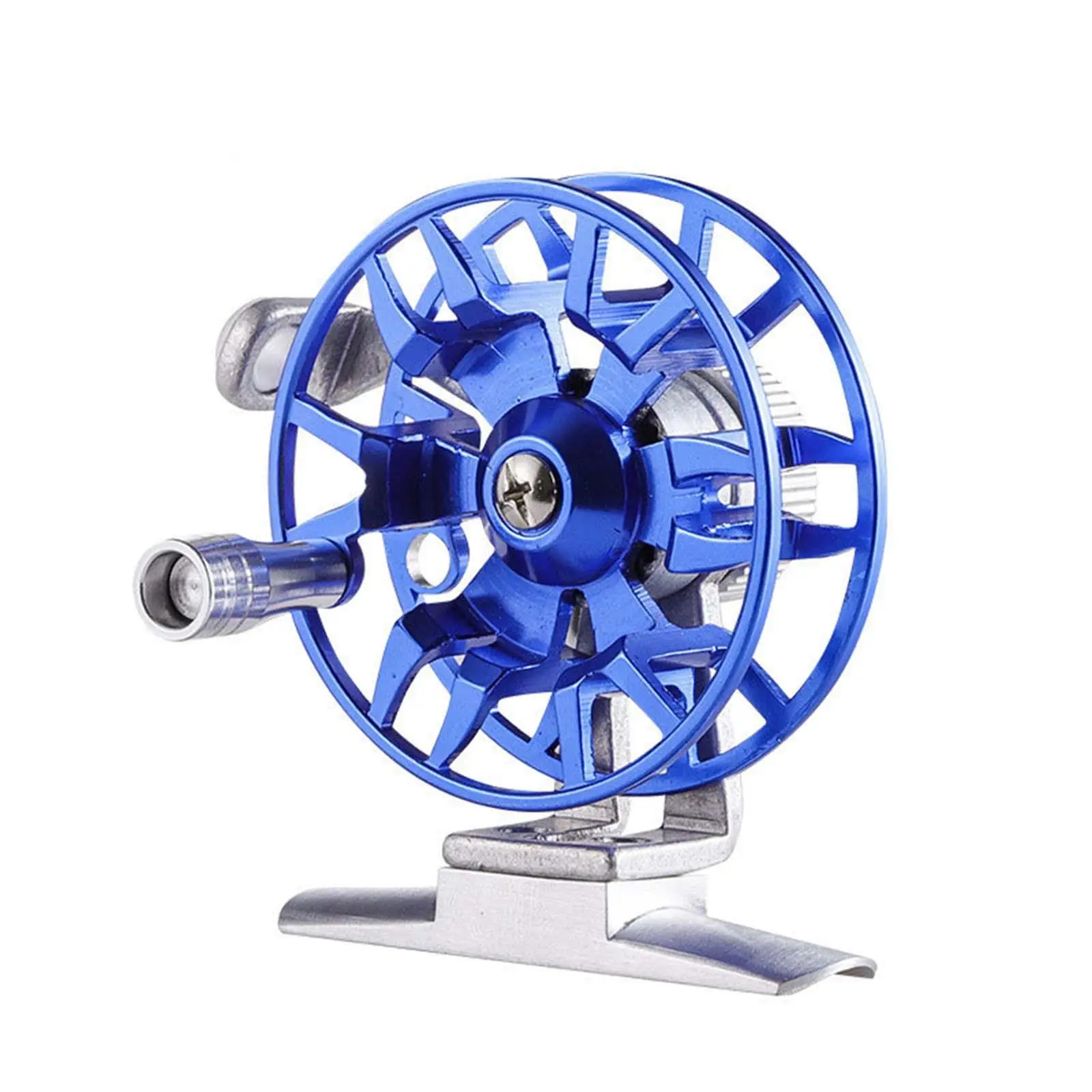 Ice Fishing Reel 53mm Line Wheel All Metal Gear Ratio 1:1 Fly Reel Tools