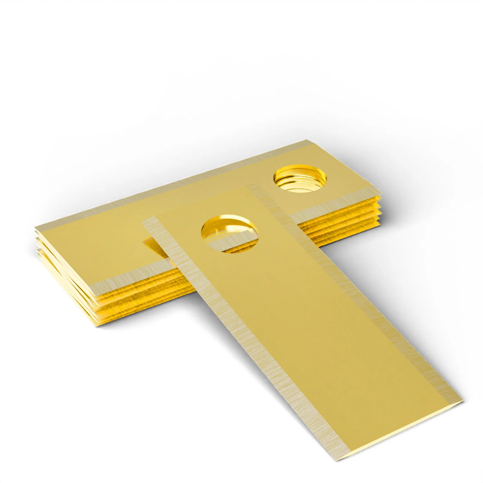 

30 шт., сменные лезвия для газонокосилки, 42,5x17,5x0,6 мм