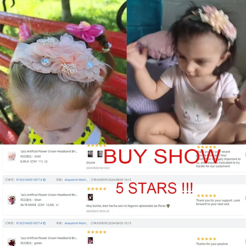 Artificial Flower Crown Headband Keyword 6