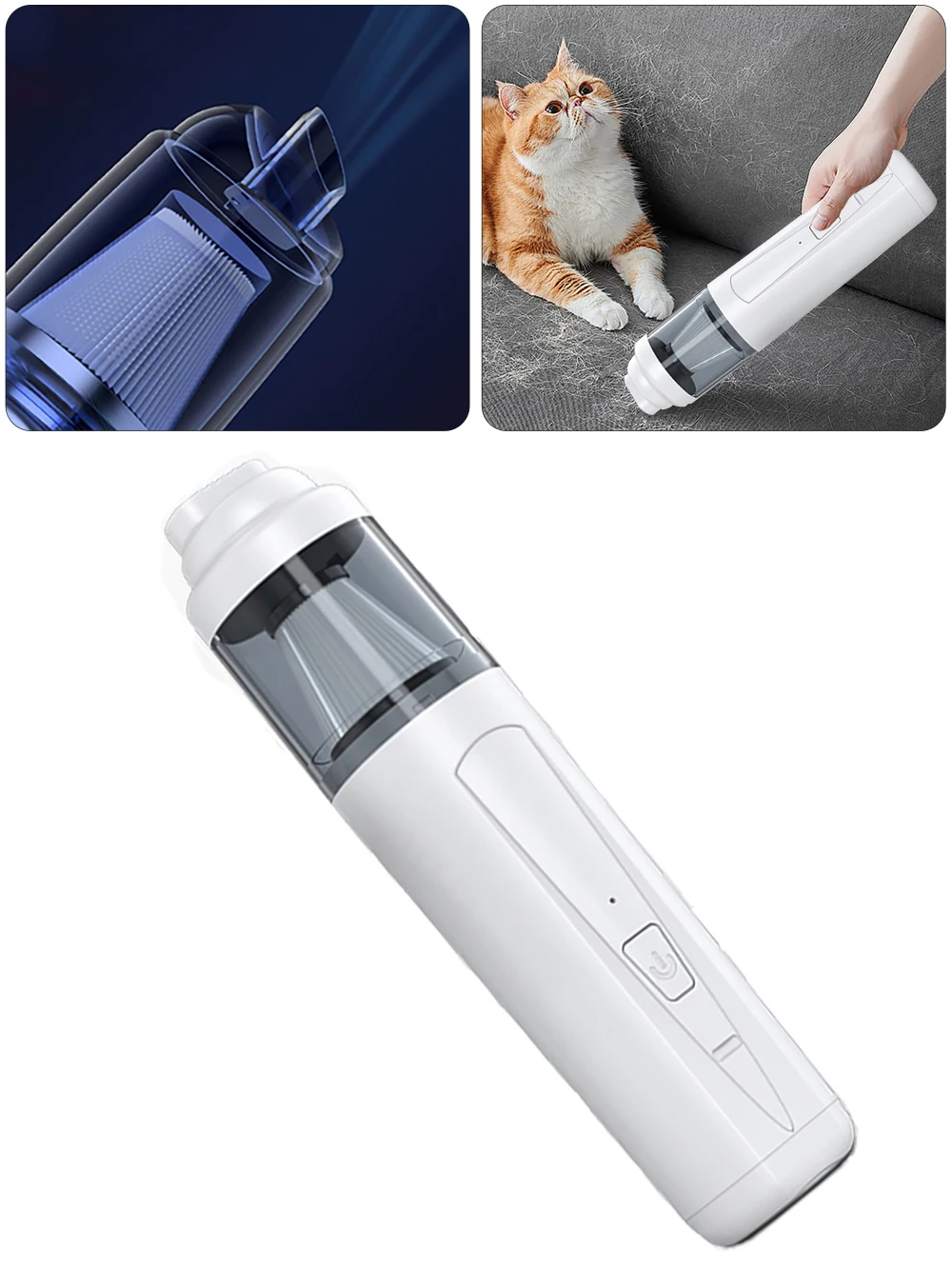 

MD-10 Mini Handheld Portable Car Vacuum Cleaner USB USB Charging Interface Machine For Home Auto Car Vacuum Cleaner