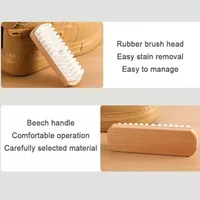 4Pcs/Set New Stain Removal Suede Brush Kit With Eraser Cleaning Tool Home Use Nubuck Brushes Kit Boots Cleaning Cloth for Shoes 2
