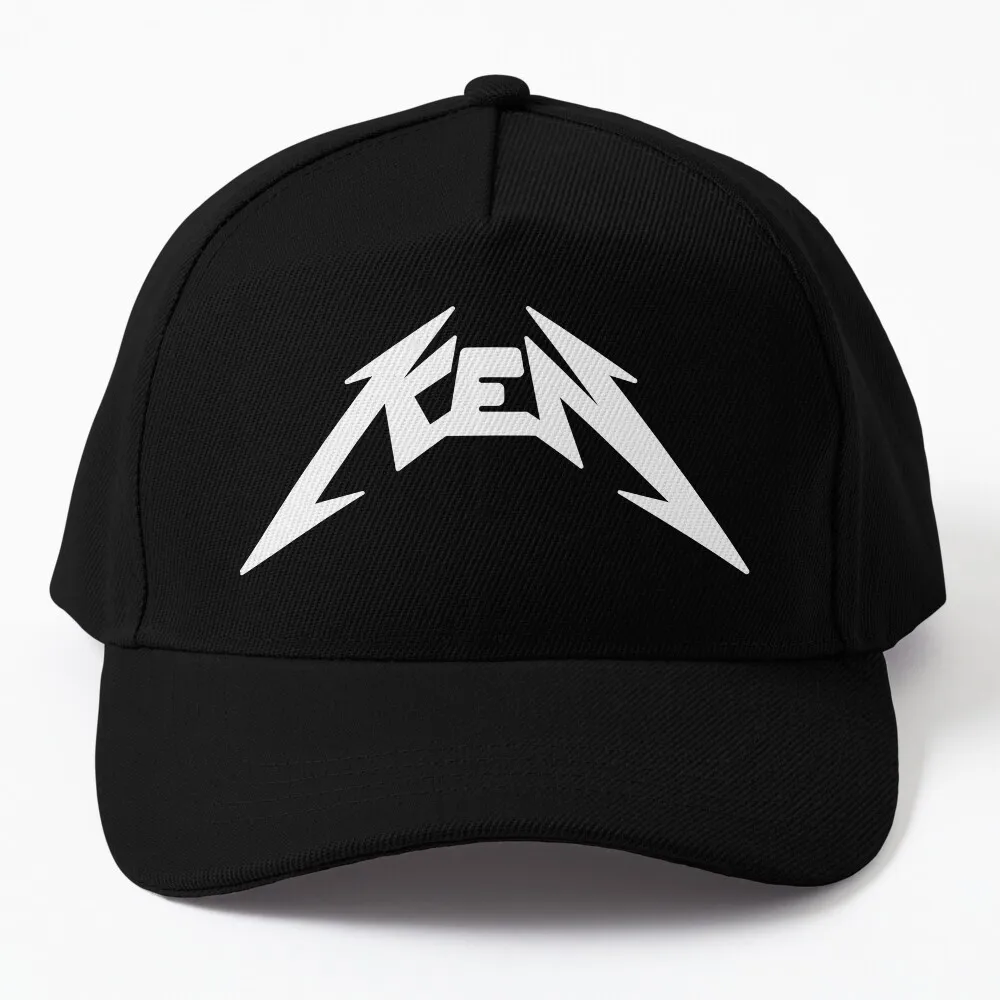 

Metal Ken, White Baseball Cap Sunhat Trucker Hats Hip Hop Man Cap Women's