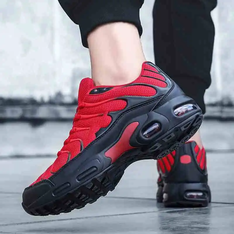 

Men's Air Cushion Shoes, Lightweight Breathable Shock-absorbing Wear-resistant Non-slip Running Sports Shoes