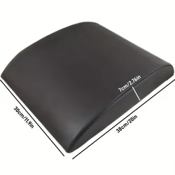 Enhanced Abdominal Workout Mat - Padded Core Training & Fitness Accessory (1 pc black)