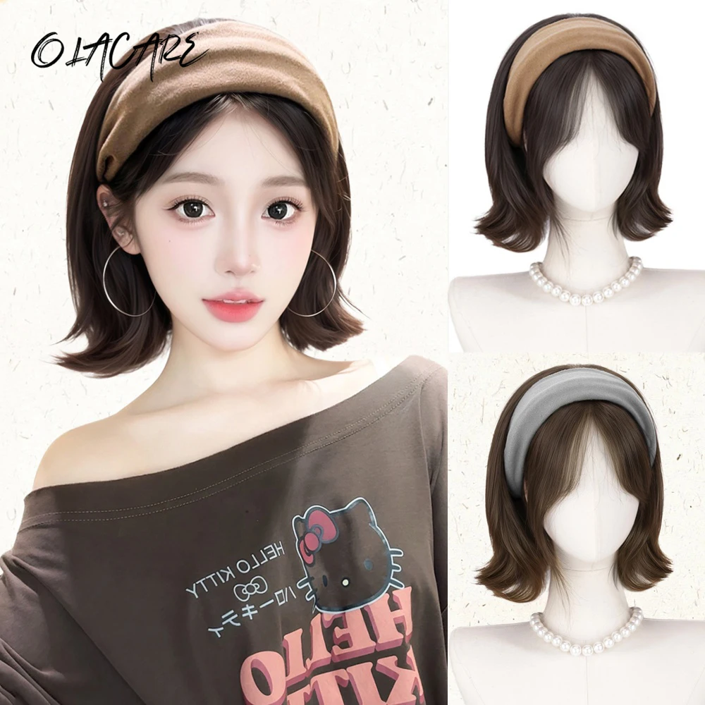 Synthetic Hair Short Straight Bob Wig for Women